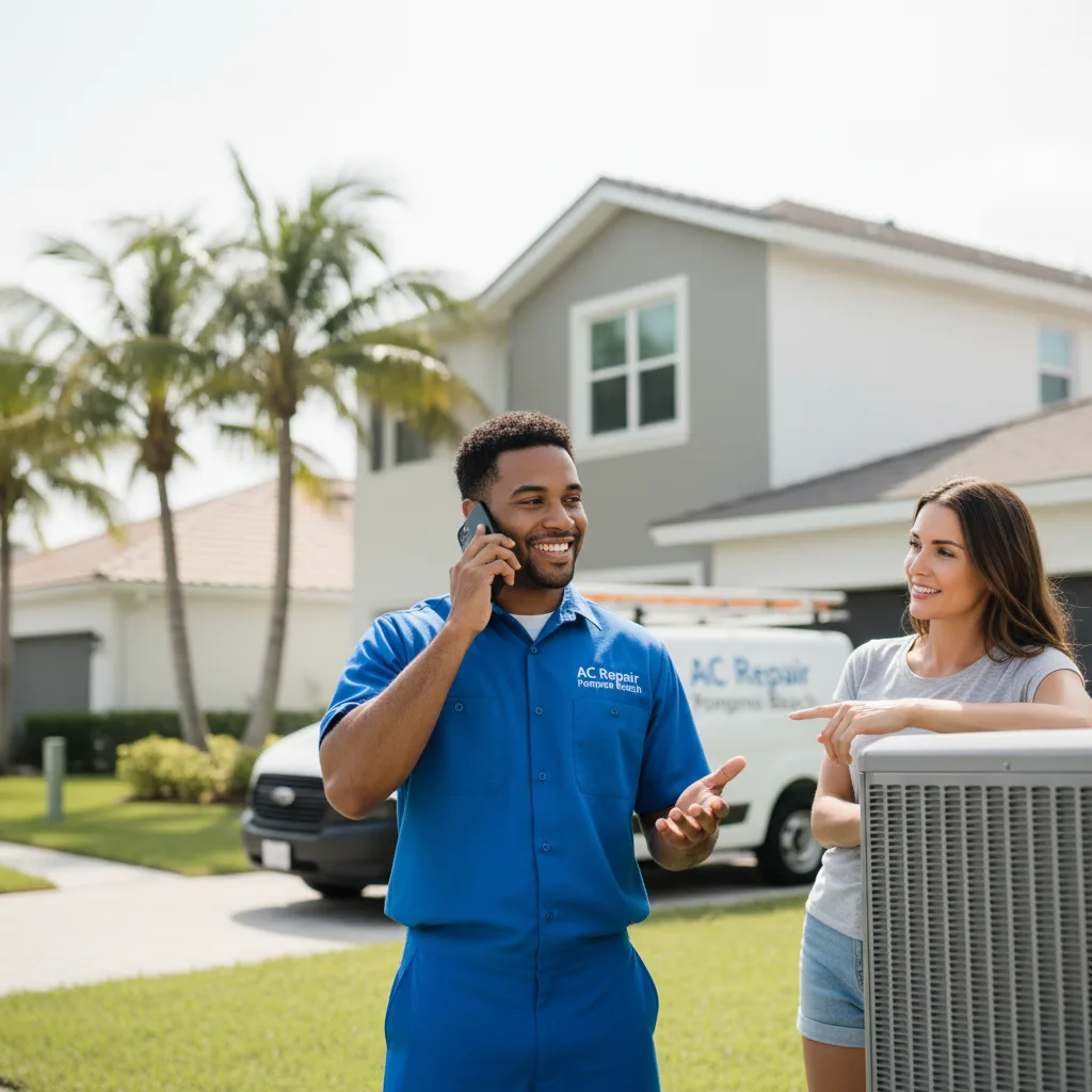 AC Repair Pompano Beach customer support in St. Augustine Beach